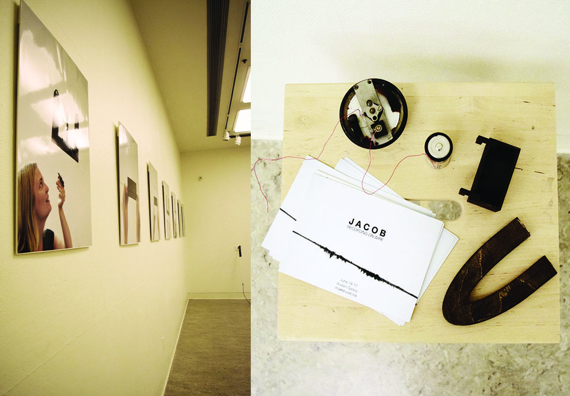 Process photos and component parts in the Jacob exhibit (image care of Danielle Morgan)
