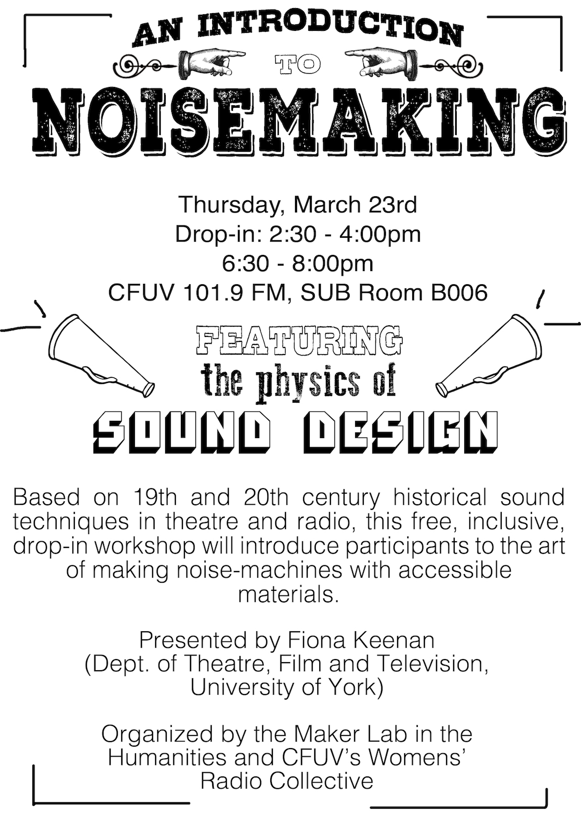 An Introduction to Noisemaking, by Fiona Keenan